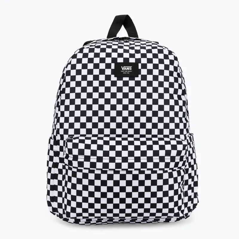 OLD SKOOL CHECK BACKPACK BLACK/WHITE
