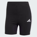 SHORT ESSENTIALS 3-STRIPES HIGH WAISTED BIKER