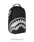Zaino Sprayground Black And White Drip Check Shark Backpack