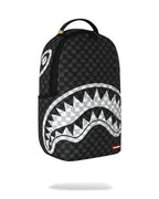 Zaino Sprayground Black And White Drip Check Shark Backpack