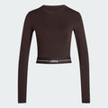 Hyperglam Cropped Long Sleeve T-Shirt W