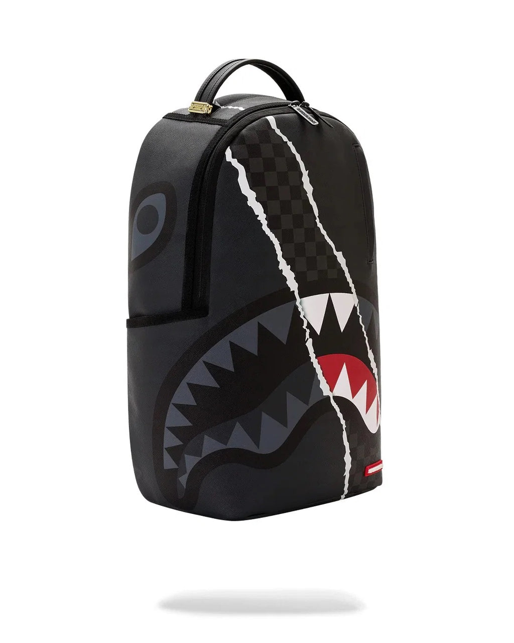 Zaino Sprayground Center Rip Revealing Gray Check Backpack
