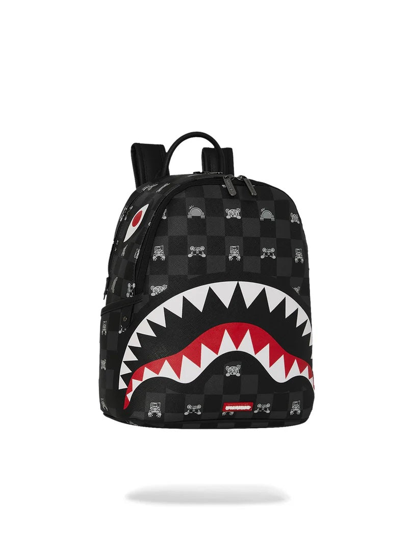Gray Peeking Character Check Savage Backpack