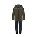 TUTA INTERLOCK CON CAPPUCCIO OLIVE NIGHT JUNIOR 2024/2025