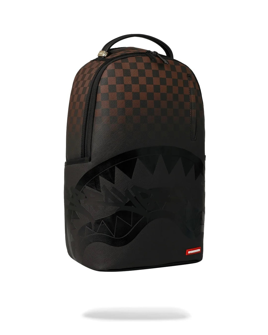 BROWN CHECK GHOST DRIP BACKPACK