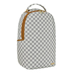 Graff Embossed Cream Check Backpack