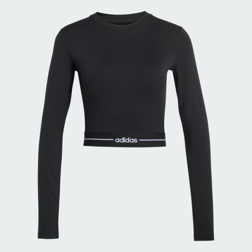Hyperglam Cropped Long Sleeve T-Shirt W