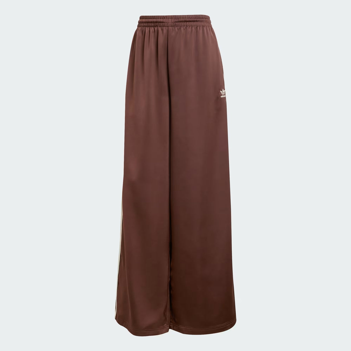 Satin Wide Leg Track pants Bottoms
