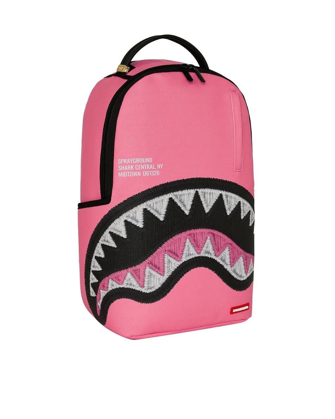 Zaino Sprayground Shark Central Pink Embroidered Shark Backpack