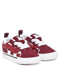 Knu skool elastic lace 2-tone bordeaux