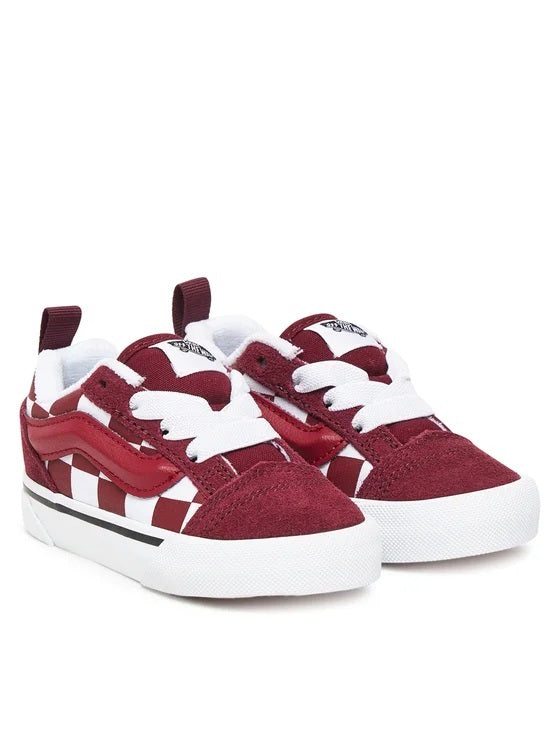 Knu skool elastic lace 2-tone bordeaux