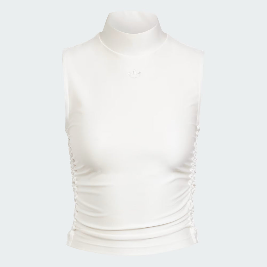 RUCHED 3-STRIPES CROPTOP