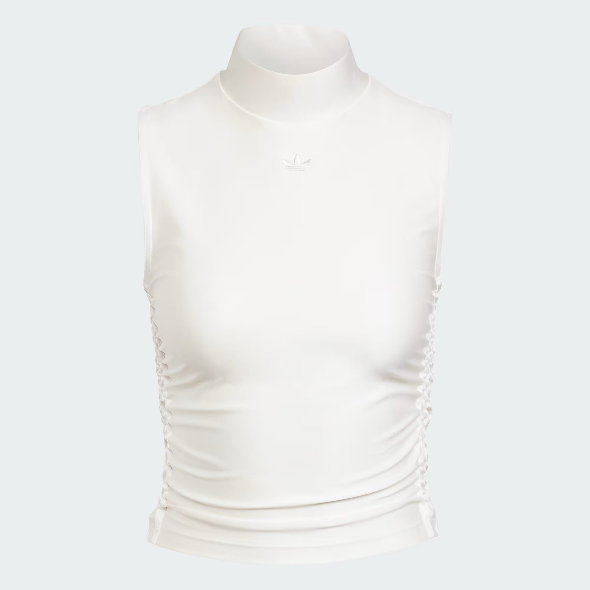 RUCHED 3-STRIPES CROPTOP