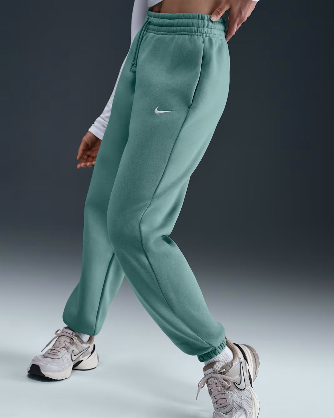 Pantalone Tuta Nike Sportswear Phoenix Fleece Oversized High-waisted Sweatpants – Women FZ5996-017