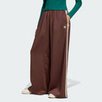 Satin Wide Leg Track pants Bottoms