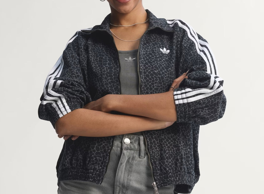 Giacca Adidas Firebird Oversized Animalier Denim Jacket