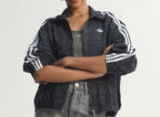 Giacca Adidas Firebird Oversized Animalier Denim Jacket