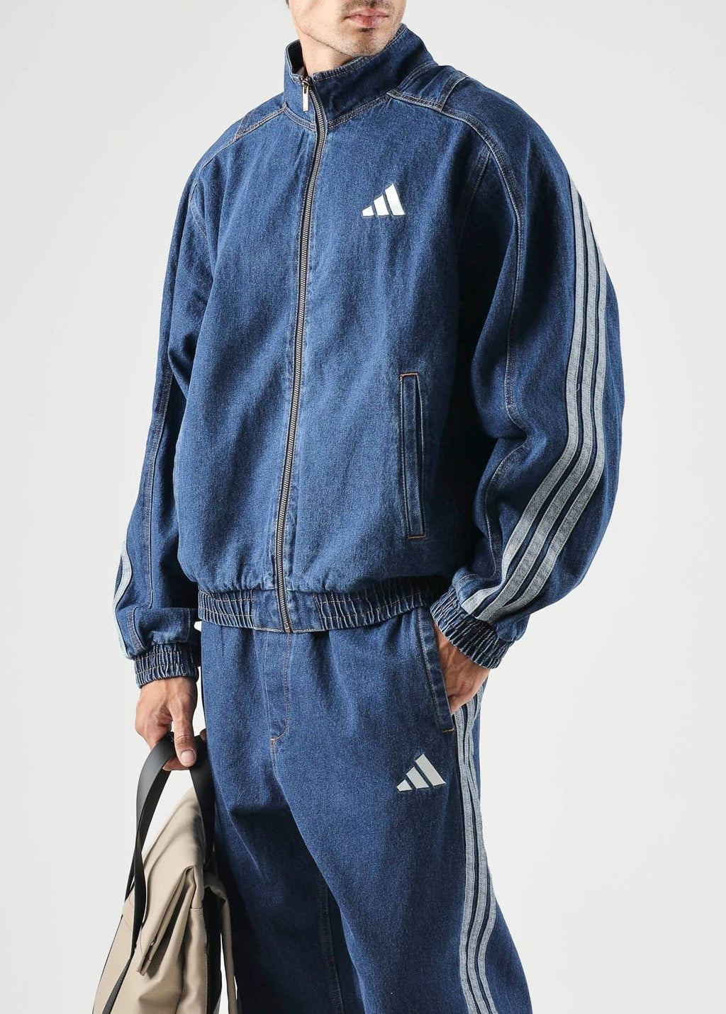 Giacca Adidas Stadium Loose Fit Denim Jacket