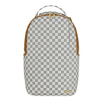 Graff Embossed Cream Check Backpack