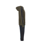 TUTA INTERLOCK CON CAPPUCCIO OLIVE NIGHT JUNIOR 2024/2025