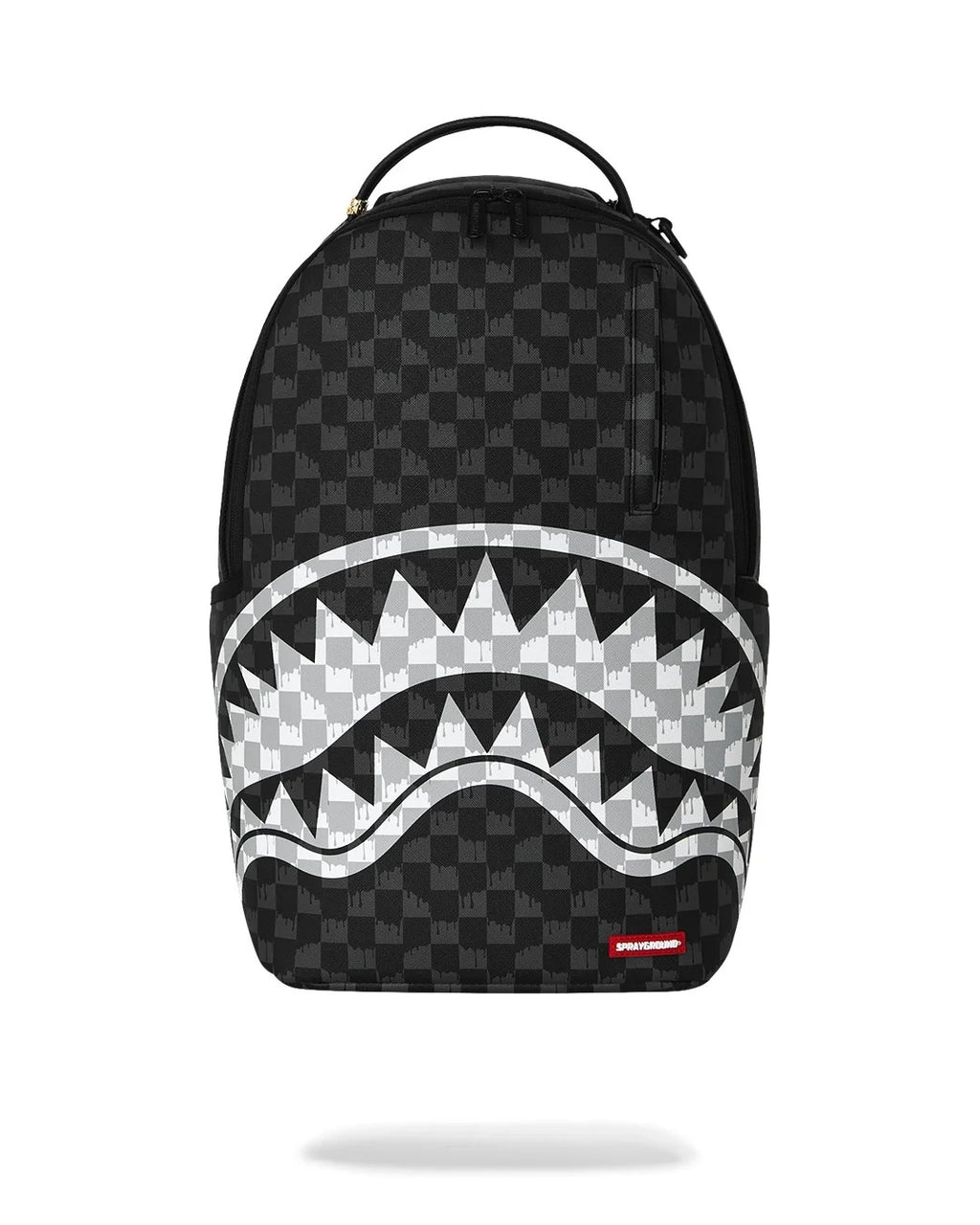 Zaino Sprayground Black And White Drip Check Shark Backpack