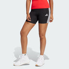 SHORT ESSENTIALS 3-STRIPES HIGH WAISTED BIKER