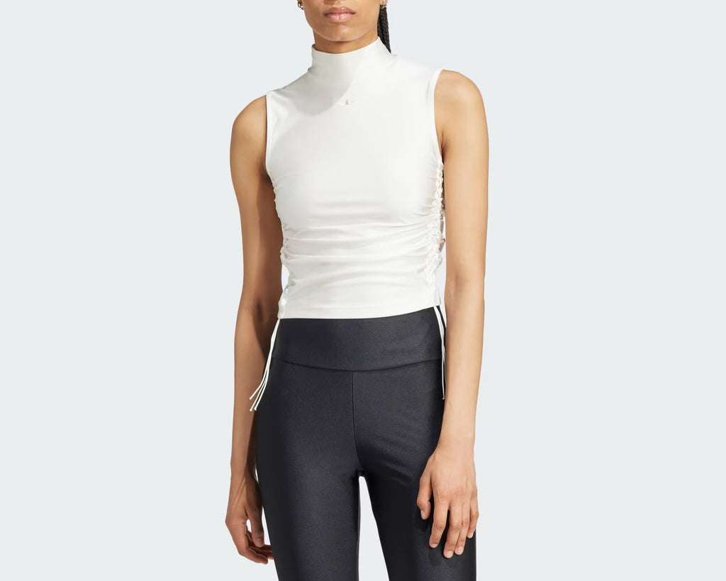 RUCHED 3-STRIPES CROPTOP