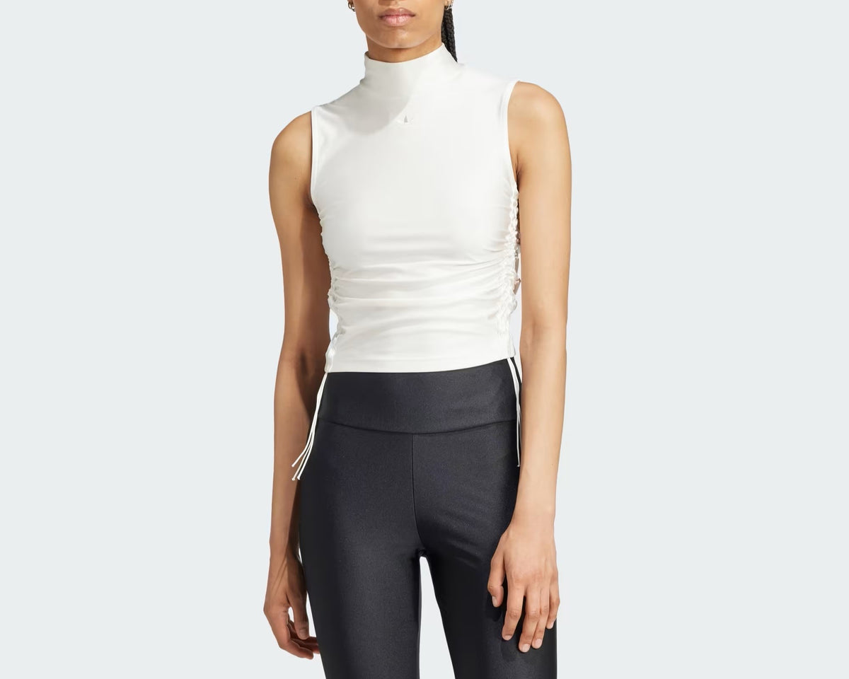 RUCHED 3-STRIPES CROPTOP