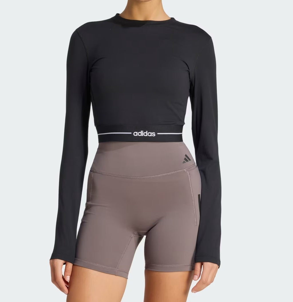 Hyperglam Cropped Long Sleeve T-Shirt W