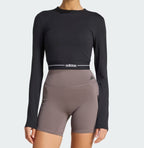 Hyperglam Cropped Long Sleeve T-Shirt W