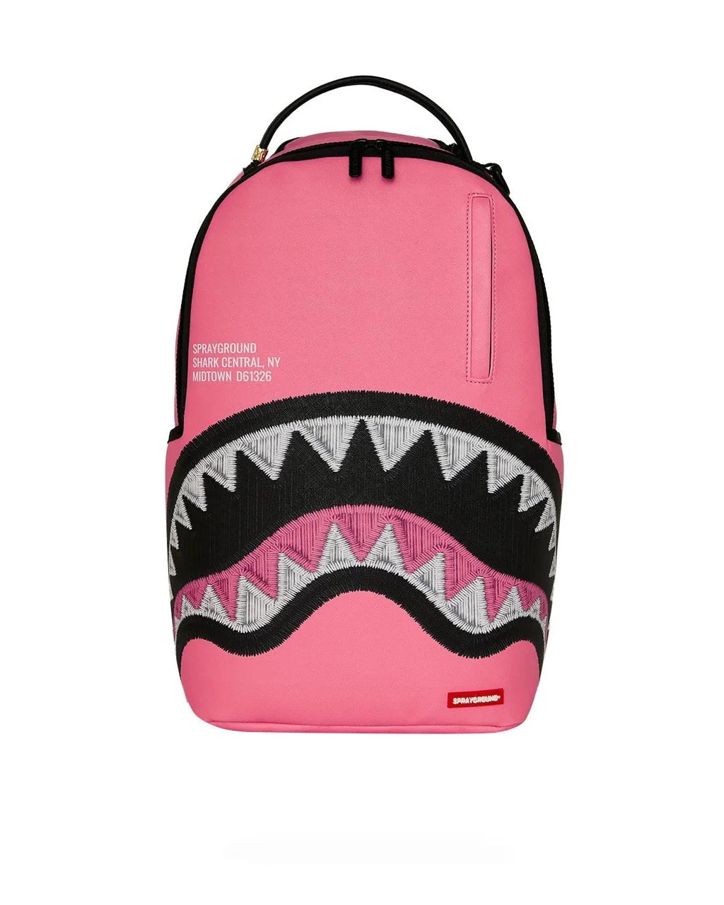 Zaino Sprayground Shark Central Pink Embroidered Shark Backpack