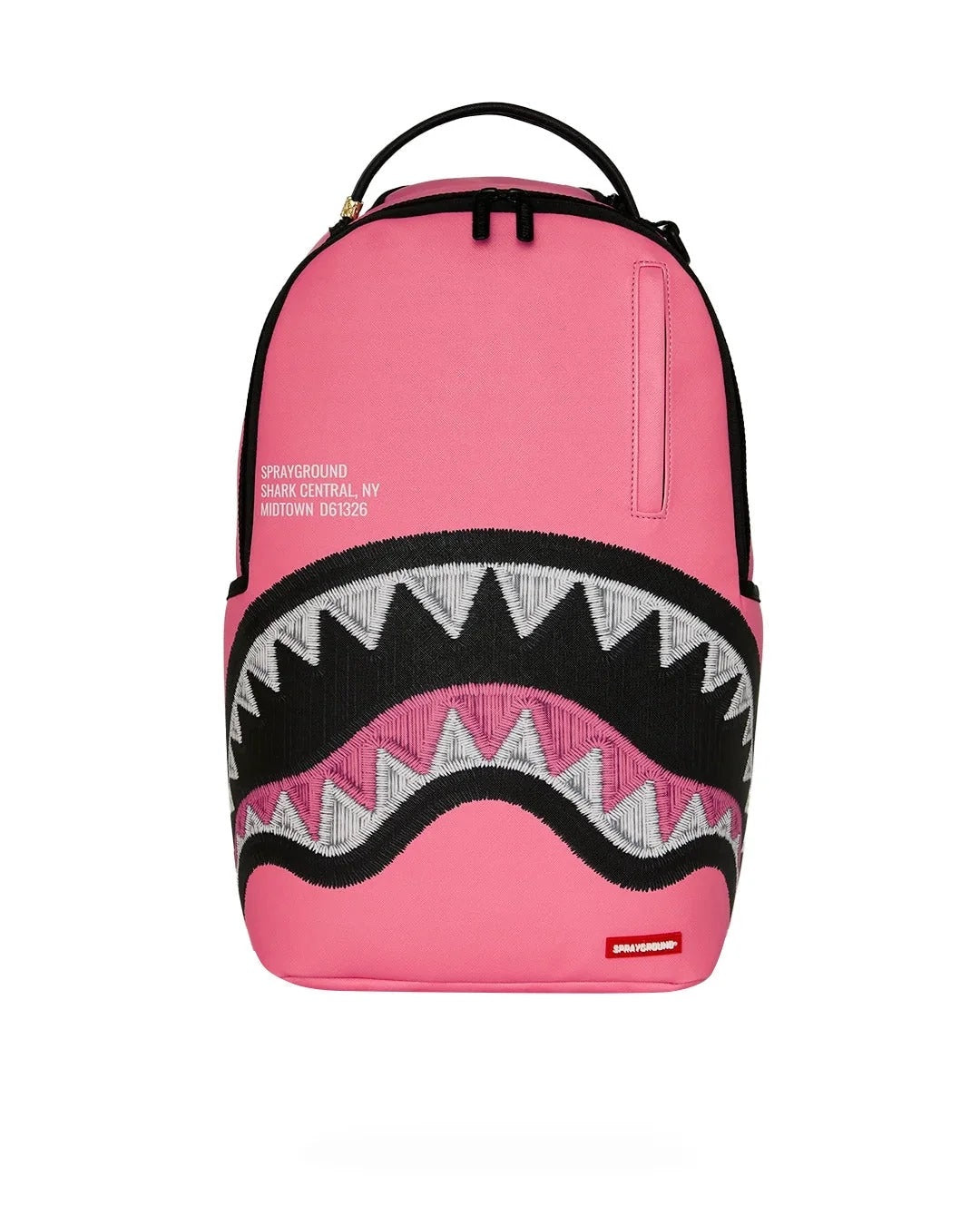 Zaino Sprayground Shark Central Pink Embroidered Shark Backpack