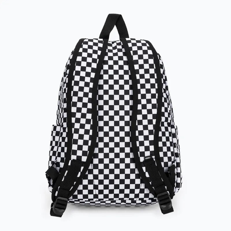 OLD SKOOL CHECK BACKPACK BLACK/WHITE