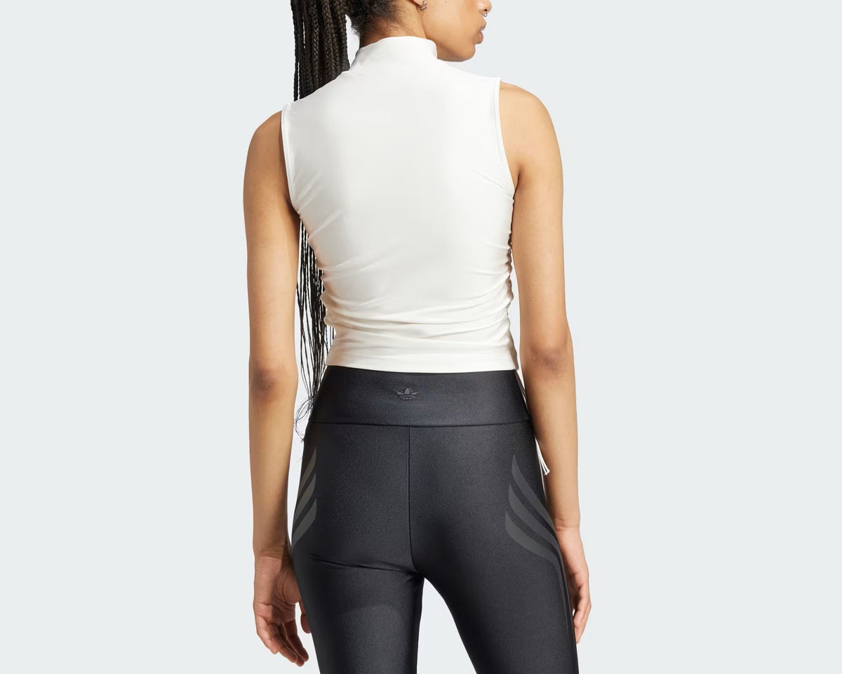 RUCHED 3-STRIPES CROPTOP