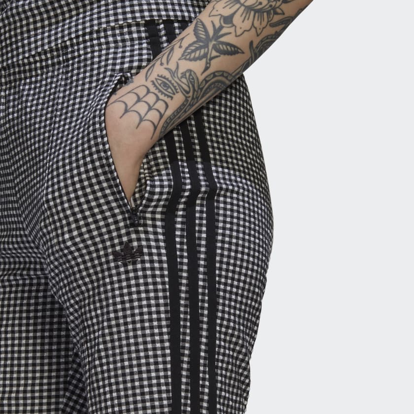 LONG GINGHAM SHORTS