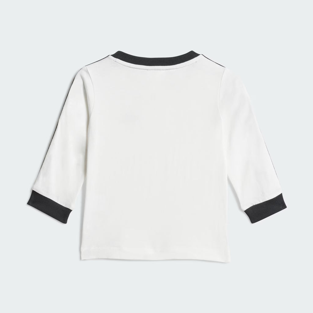 Adidas Denim + Long Sleeve Tee Kids Set