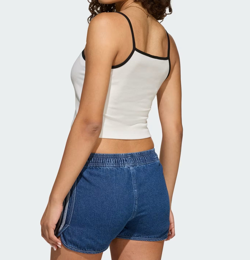 SLIM MINI RIB Tank Top
