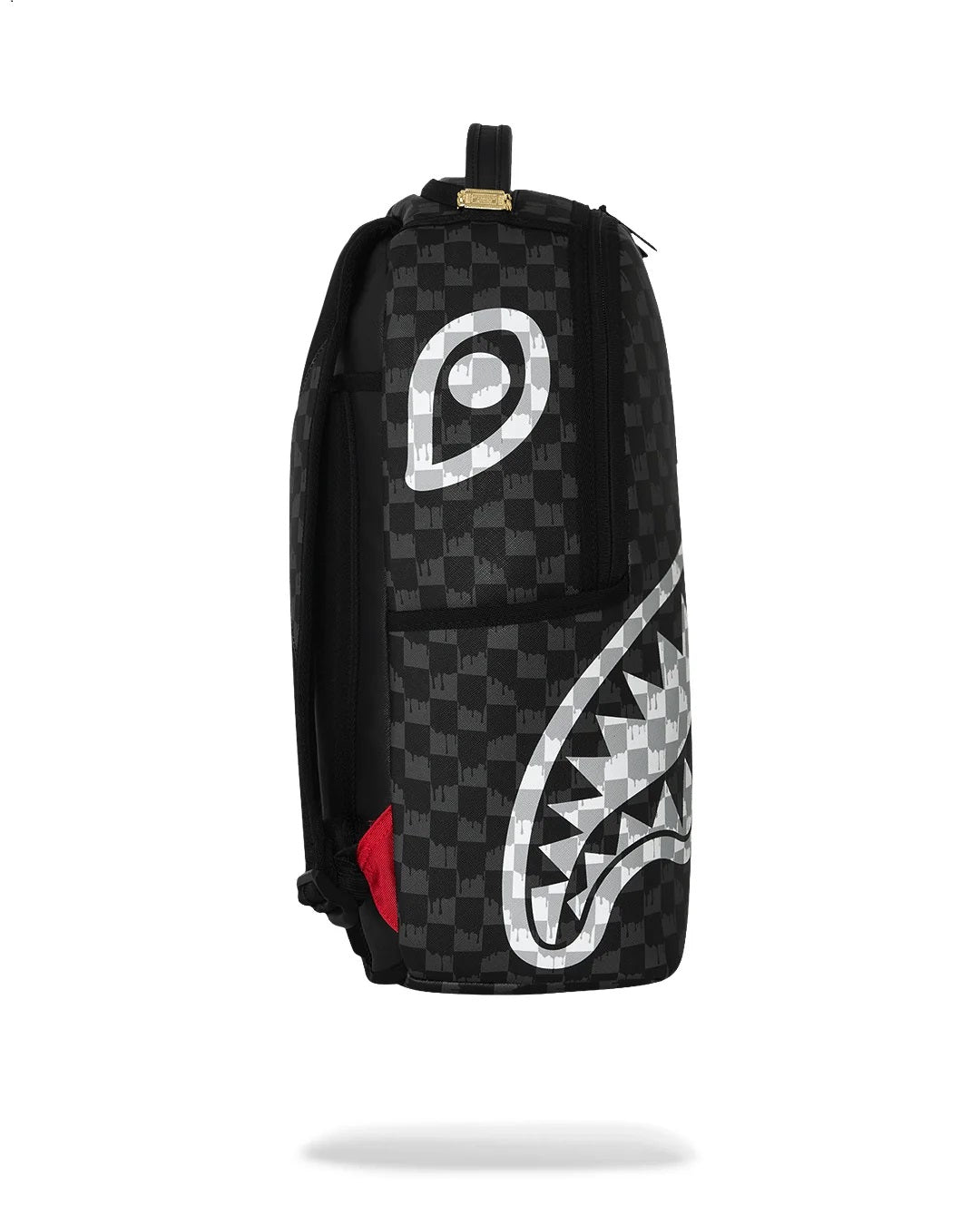 Zaino Sprayground Black And White Drip Check Shark Backpack