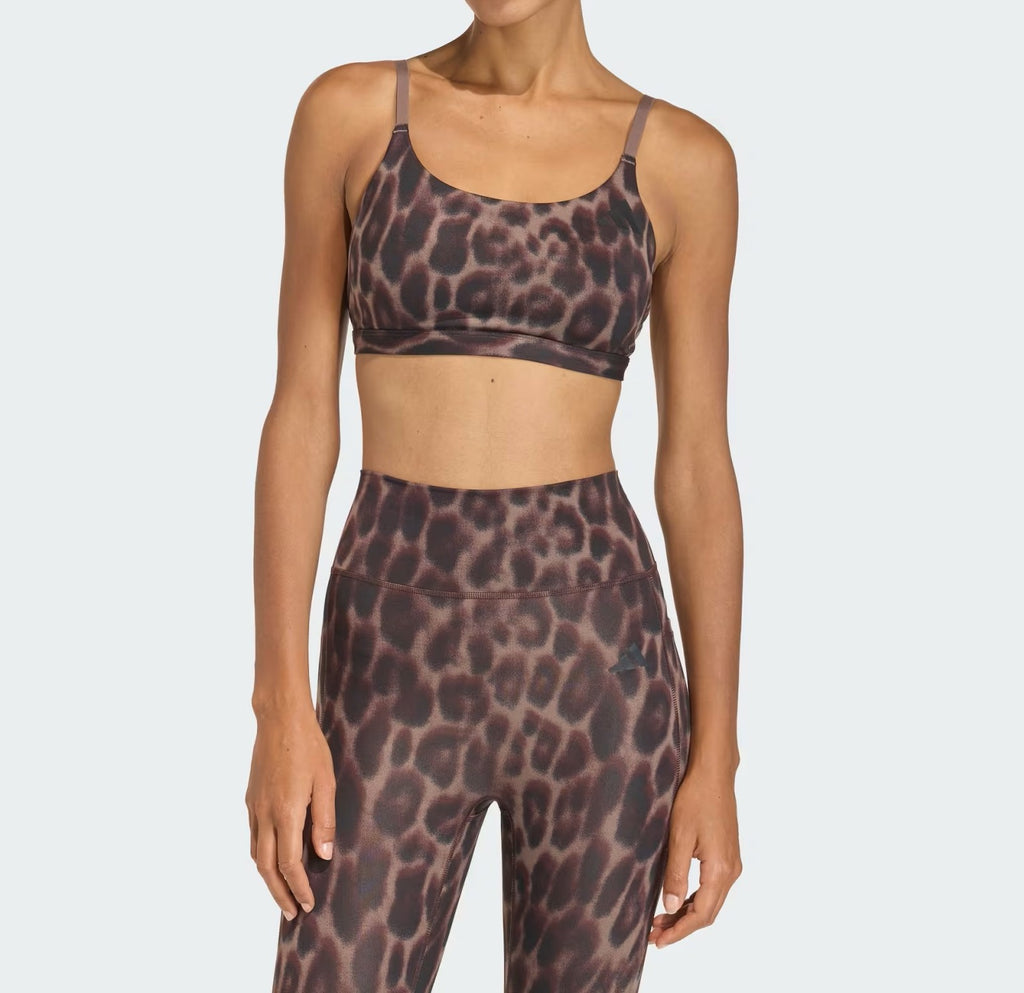 Optime Ess Leopard Sports Bra