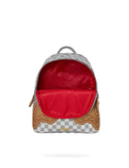 Zaino Sprayground Embossed Cream Check Savage Backpack 910B9396NSZ