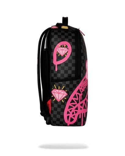 PINK PANTHER DRIPPY DIAMONDS BACKPACK