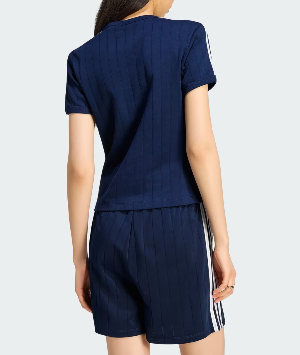 Adidas Pinstripe Slim T-shirt