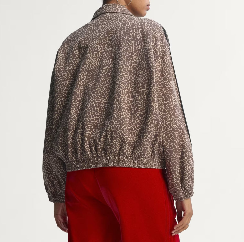 Giacca Adidas Firebird Oversized Animalier Denim Jacket