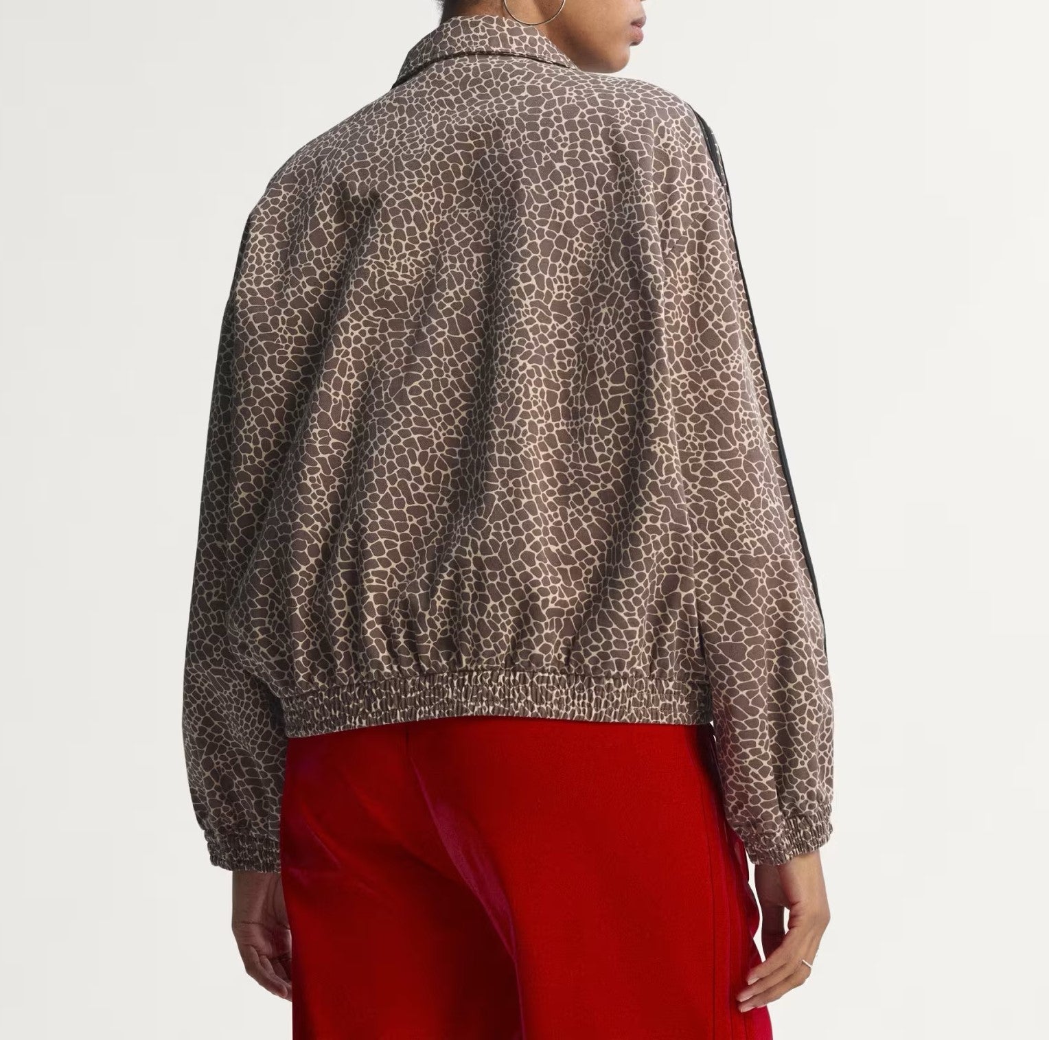 Giacca Adidas Firebird Oversized Animalier Denim Jacket