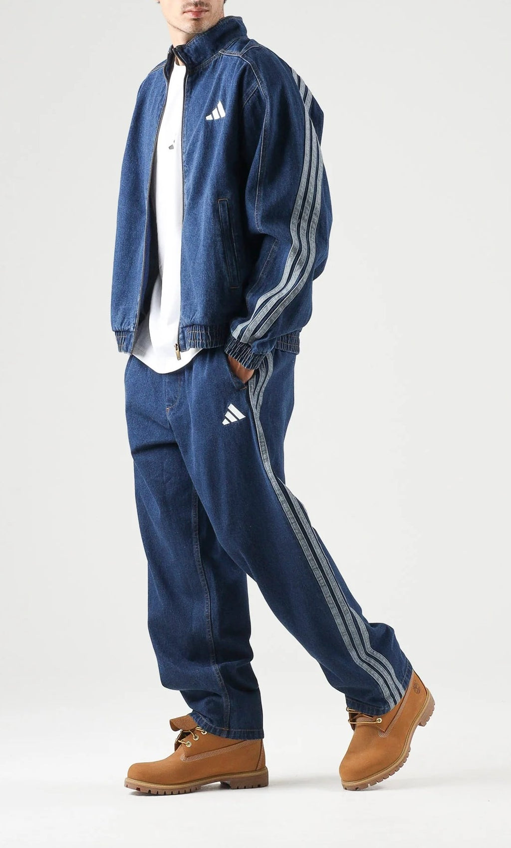 Giacca Adidas Stadium Loose Fit Denim Jacket