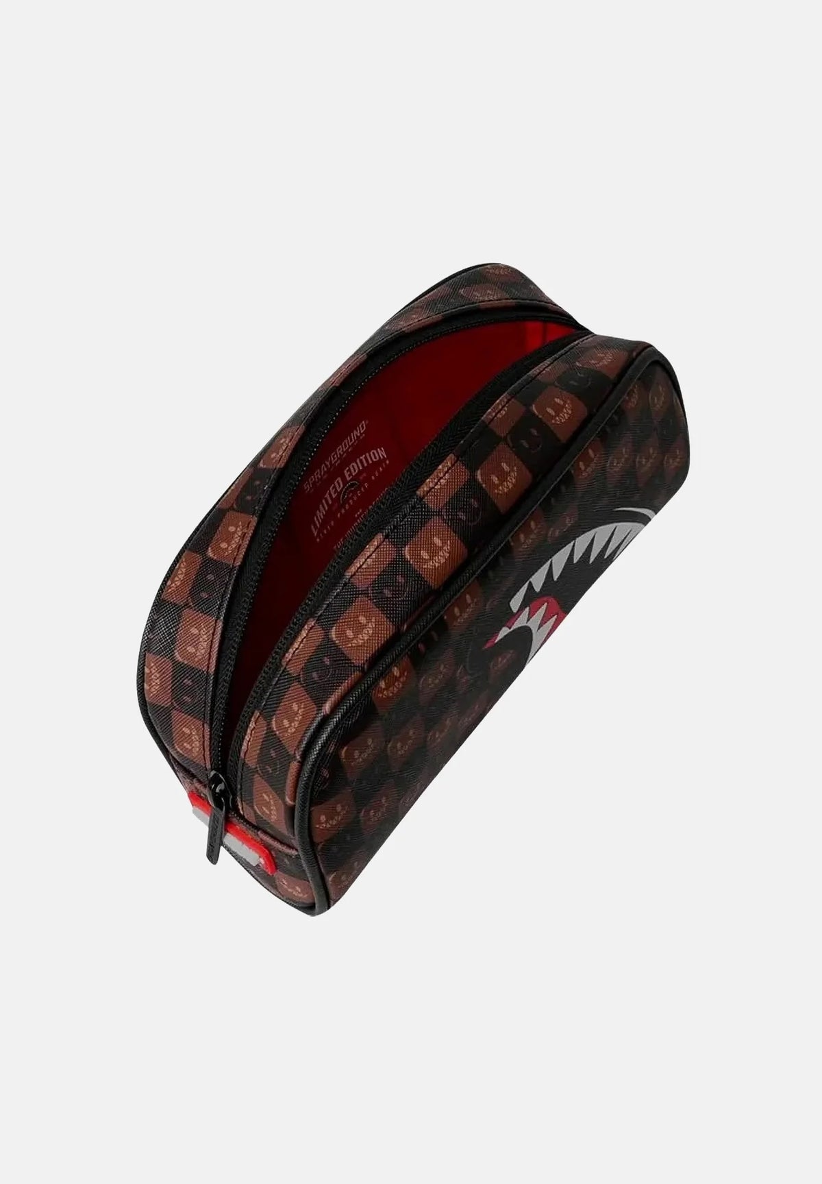Sprayground Astuccio Sharks In Paris Pouch Brown