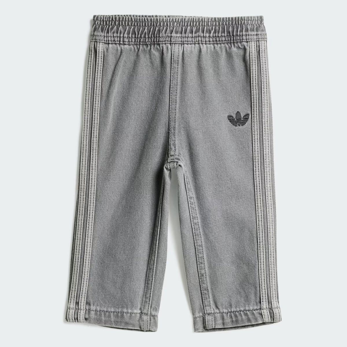 Adidas Denim + Long Sleeve Tee Kids Set