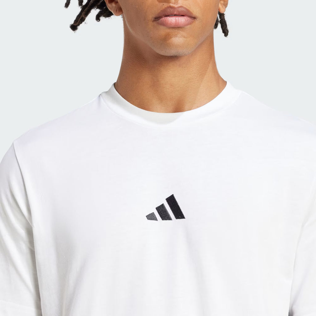 ESSENTIALS 3-STRIPES SINGLE JERSEY TEE