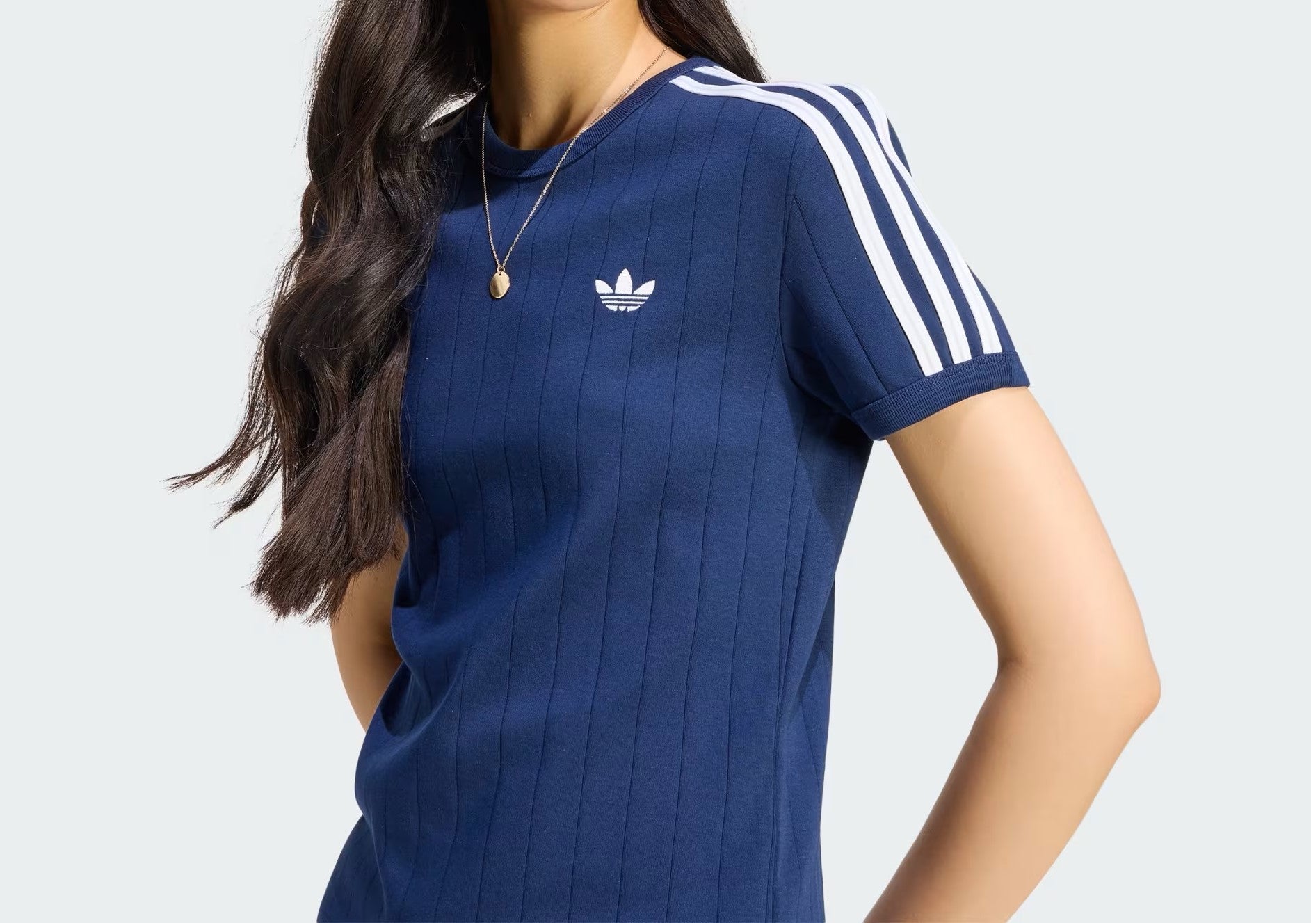 Adidas Pinstripe Slim T-shirt