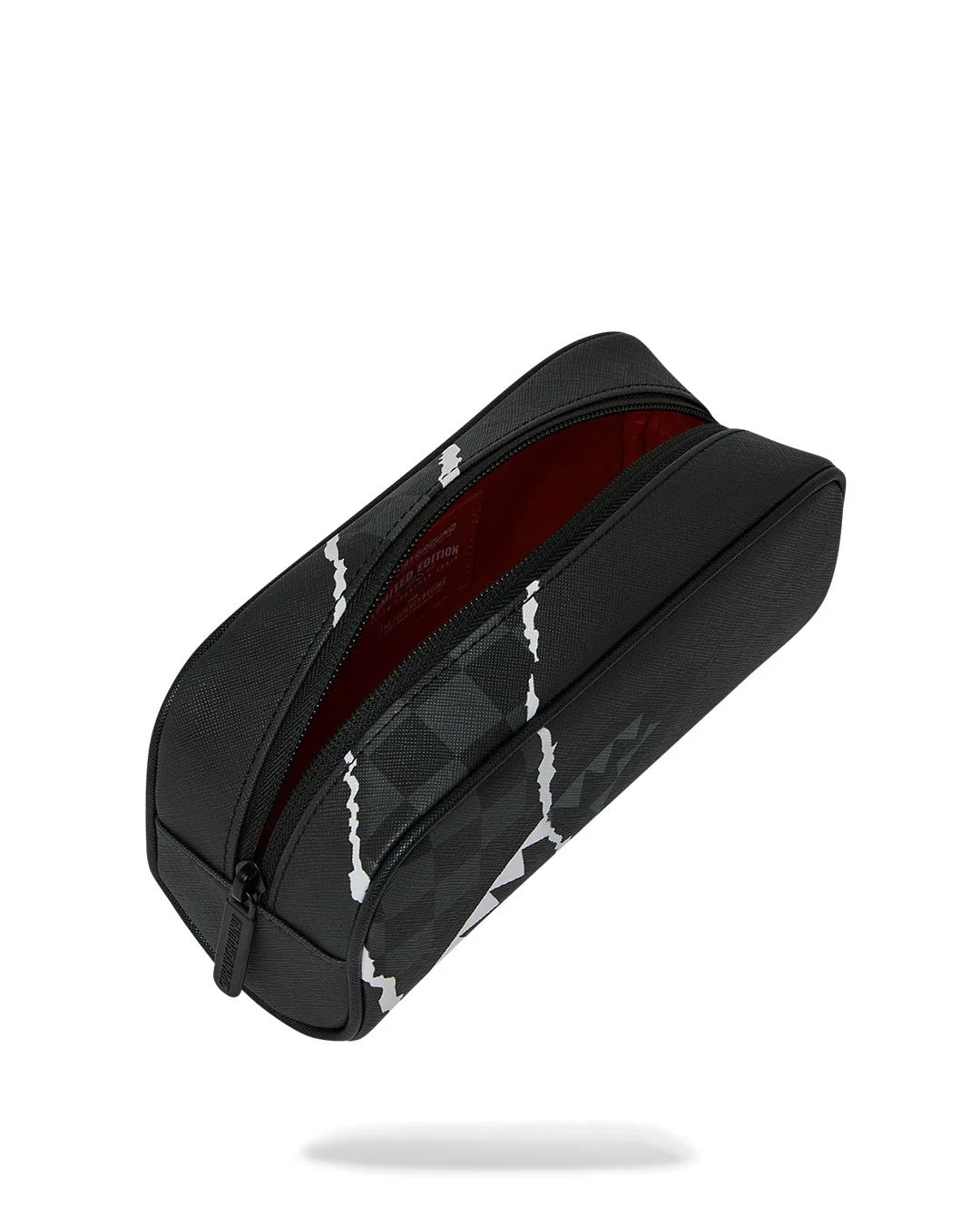 ASTUCCIO CENTER RIP REVEALING GRAY CHECK POUCH